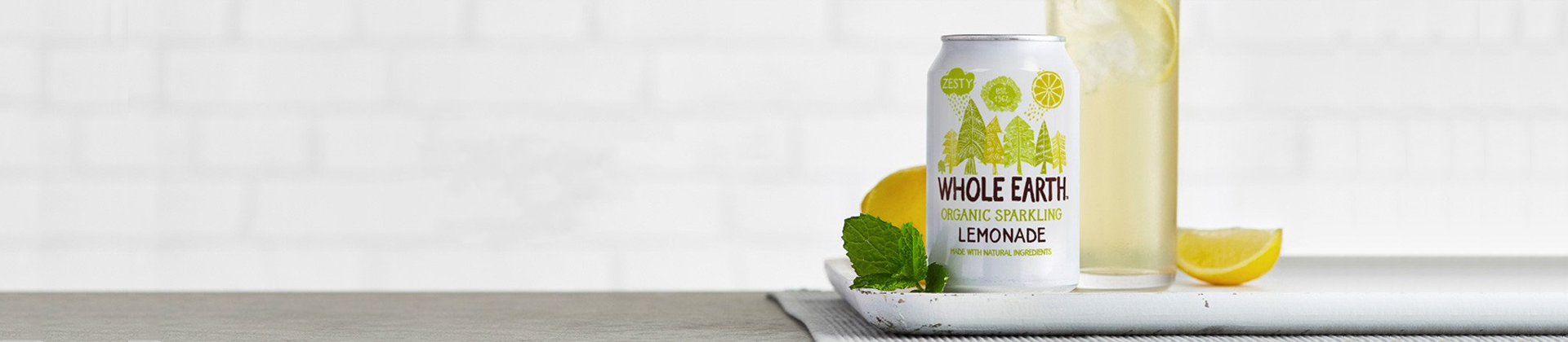 Whole Earth Organic Sparkling Lemonade.